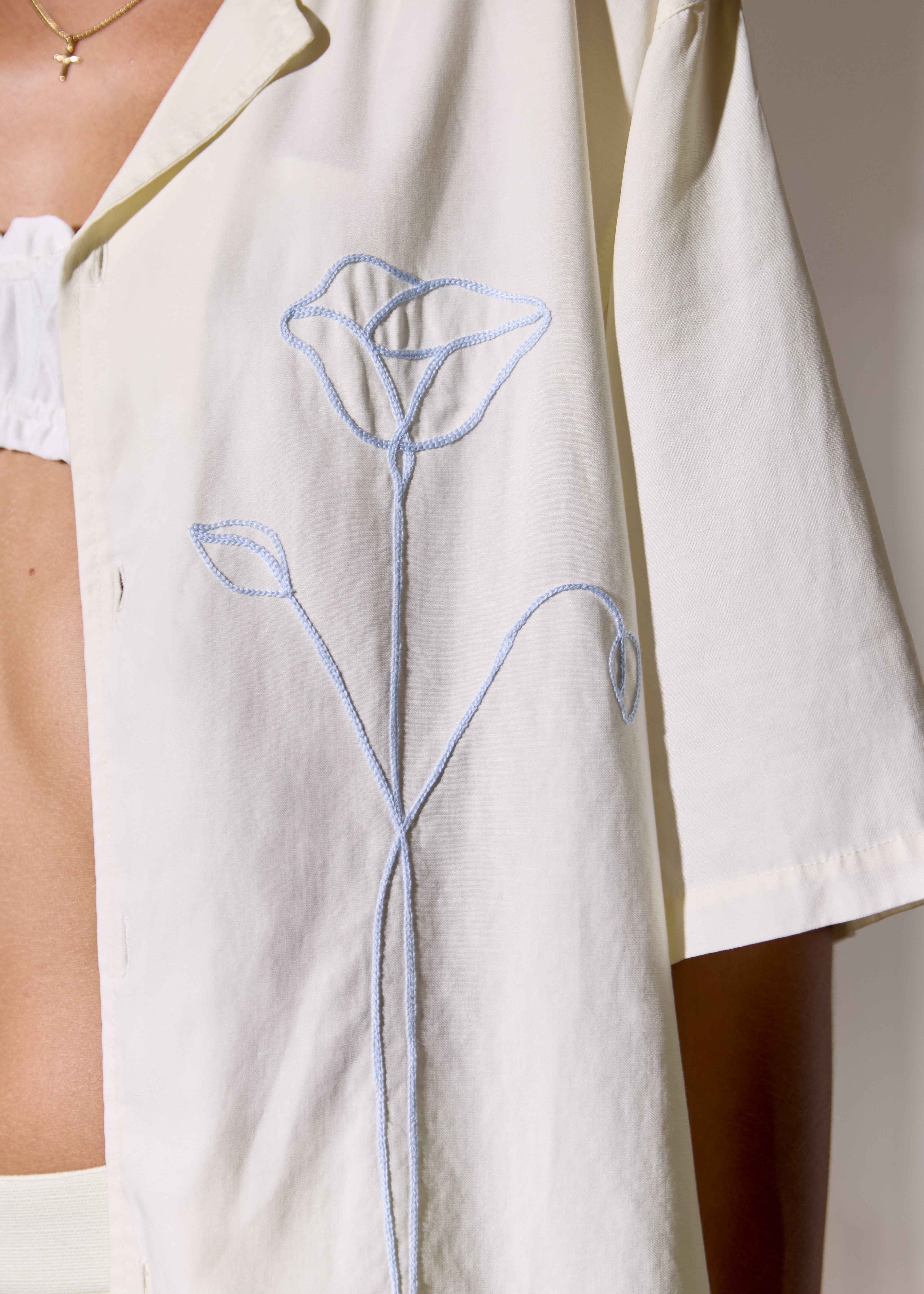 La Flor Silk Shirt