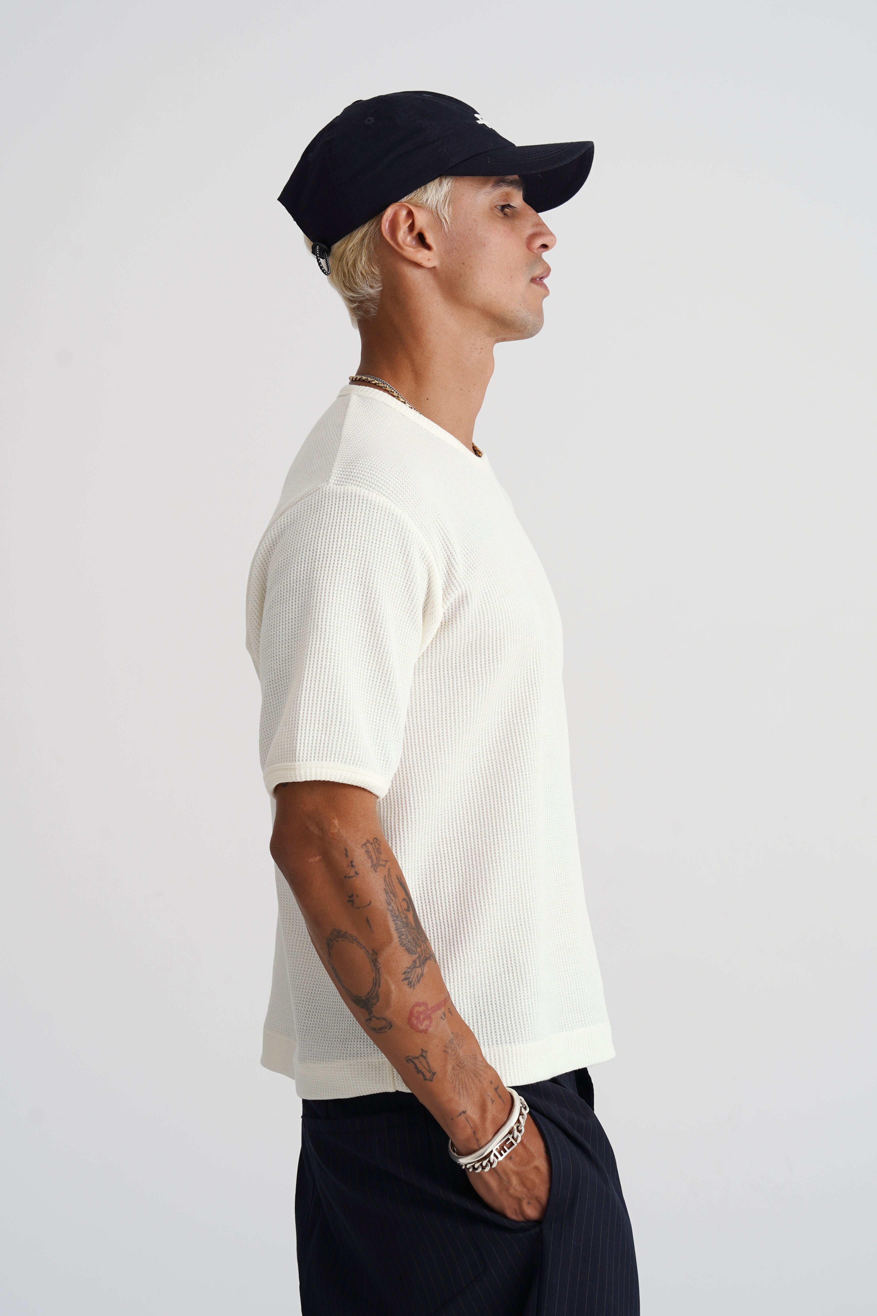 Waffle Tee Cream
